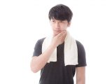 男性_髭剃り後